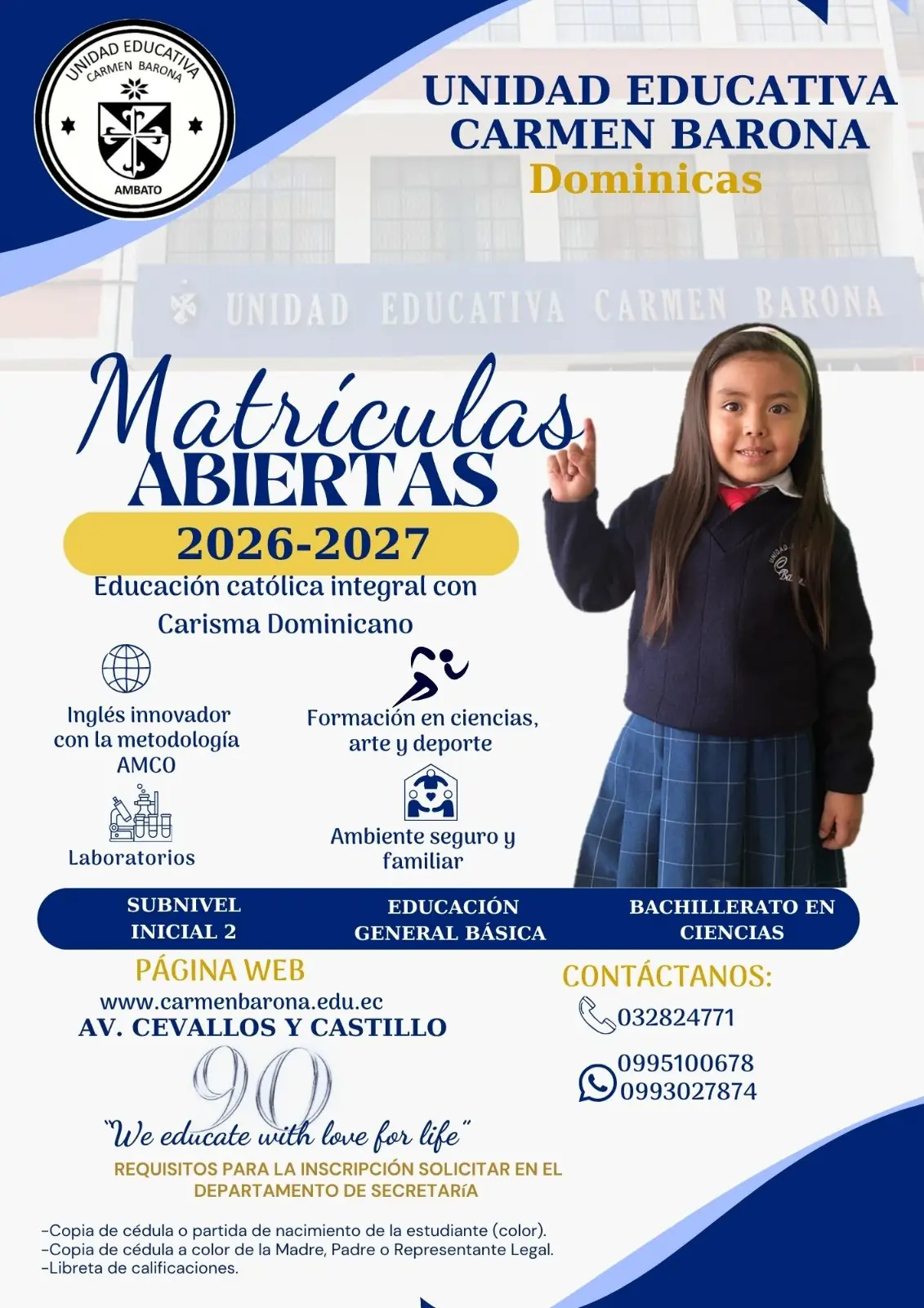 Matrículas 2026